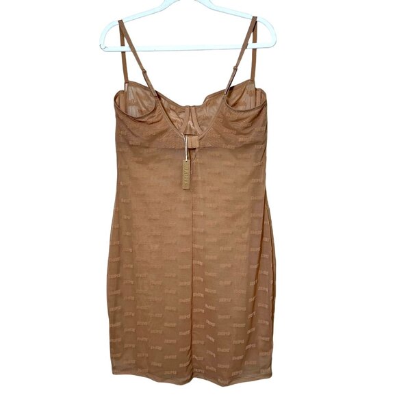 SKIMS After Hours Slip Dress Ochre Womens 2X - Picture 3 of 13